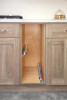 7" Bottom/Side Mount, Soft-Close, Frameless Base Cabinet Utensil Organizer