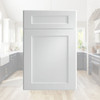 Sample Door 12-1/2 W X 15-1/2 H - Rainier White Series by Legend