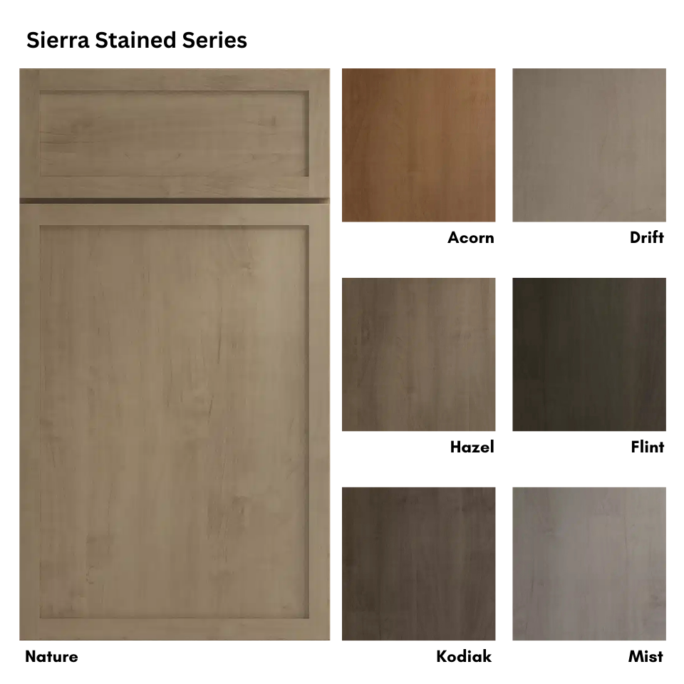 Sierra Stained Assembled Cabinet Series by Legend