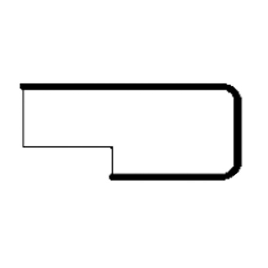 Stack Moulding 1-1/2 W X 3/4 H X 96 L - Rustic Tenton Acorn by Legend ...