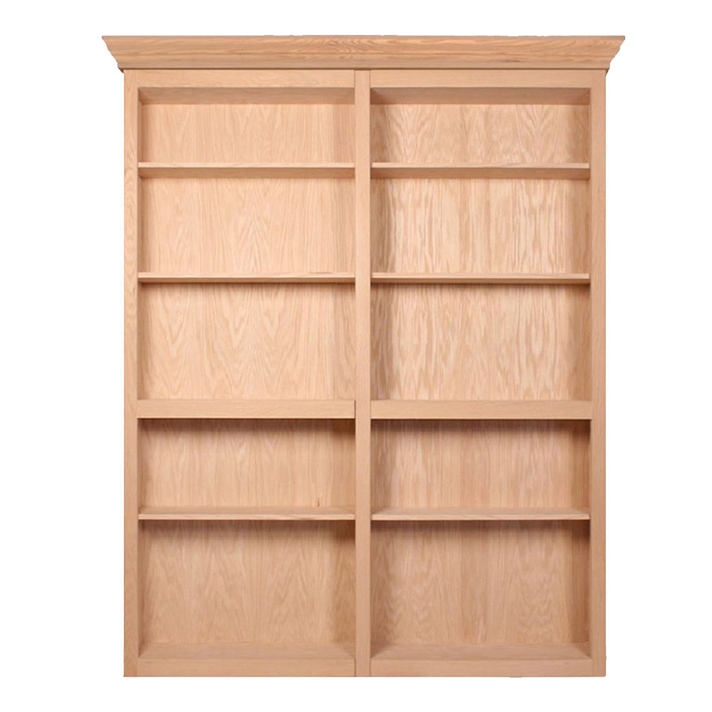 InvisiDoor Hidden Door Bifold Bookcase, Assembled