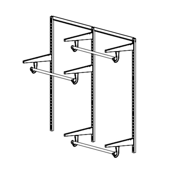 Closet Culture Organization Closet Culture Pants Rack Kit - 24 Inch ...