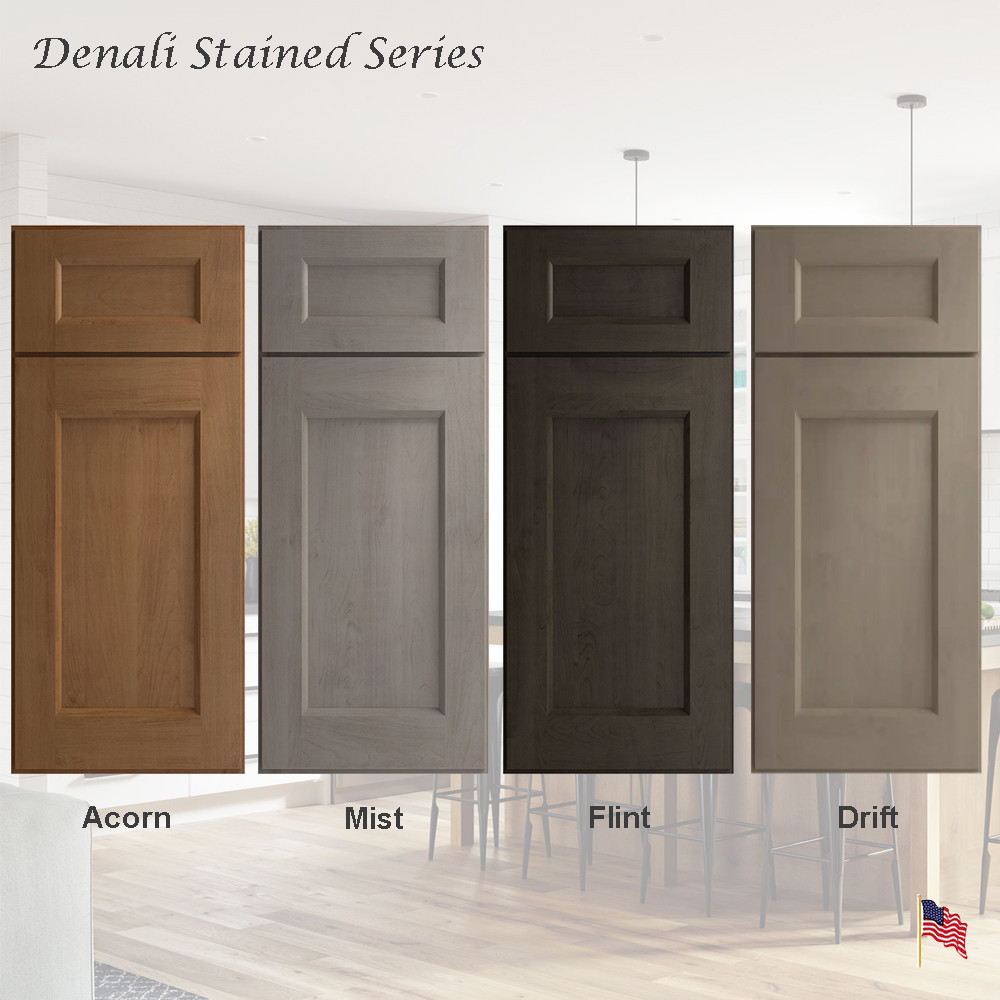katsu1886　リンナイ DELICIA Denali Stained Wood Assembled Kitchen Cabinets | CS Hardware