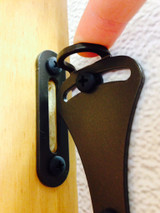 Quiet Glide Sliding Door Latch & Strike Plate (non-handed), Oil Rubbed Bronze