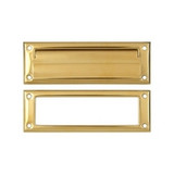 Mail Slot 8 7/8'' with Interior Frame, PVD