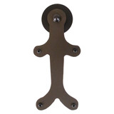 GingerBread 8-Ft. Rolling Door Hardware Long Bracket Kit, Oil Rubbed Bronze