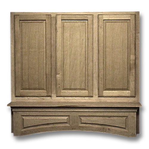 Wood Hood 42in Decorative Mantel with Corbels Cherry