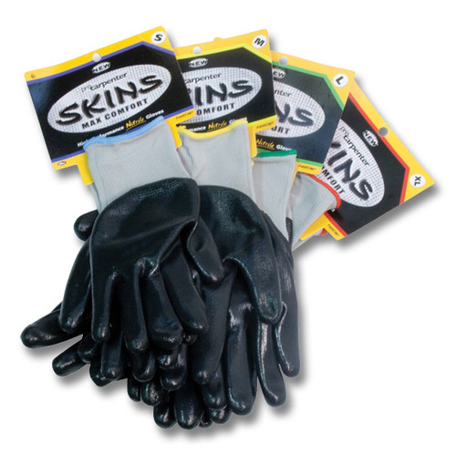 Skins Nitrile Gloves Small (Blue)