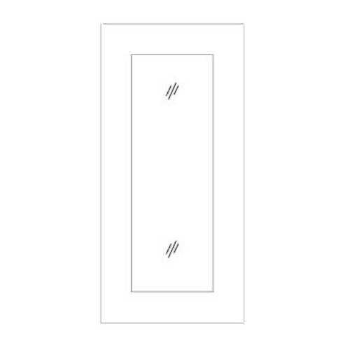 Glass Door Single Pane  - Nexus Collection - Frost by Fabuwood