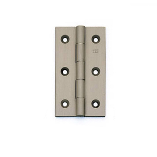 Satin Nickel-Plated Butt Hinge, 68 × 8.5 × 100 MM