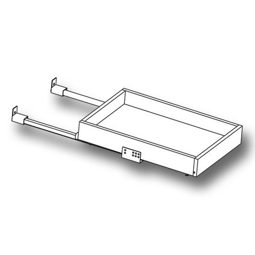 Roll Out Drawers 24 W X 24 D - Quest Metro Java Series by Fabuwood (fits B24) 