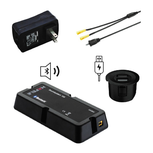 Sound Speaker and USB Charger Accessory Kit for Invisidoor