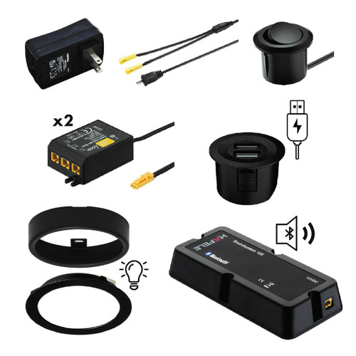 Light/Sound Speaker/USB Charger Kit for InvisiDoor Products