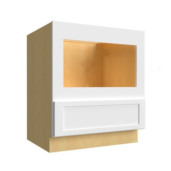 Base Microwave 30 W X 34-1/2 H X 24 D (cut out max 28-1/2 x 18-3/4) - Luna Timber by Fabuwood Base Microwave 30 W X 34-1/2 H X 24 D (cut out max 28-1/2 x 18-3/4) - Luna Timber by Fabuwood