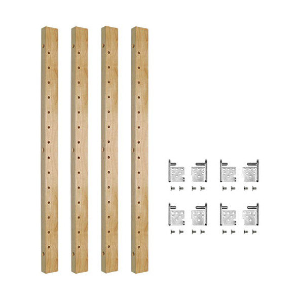 X-Series Pilaster Kits for Adjustable Roll-Out Shelves by Century Components X-Series Pilaster Kits for Adjustable Roll-Out Shelves by Century Components