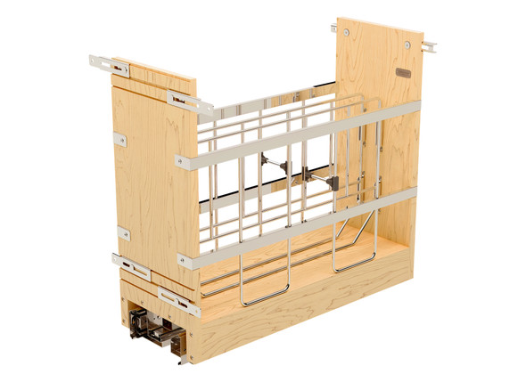 Wood Bakeware Pullout Organizer w/ BB Soft-Close by Rev-A-Shelf Wood Bakeware Pullout Organizer w/ BB Soft-Close by Rev-A-Shelf