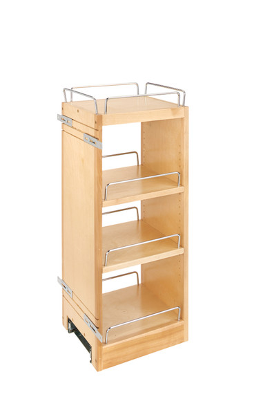 Wood Wall Cabinet Pullout Organizer for 30" H Cabinets w/ BB Soft-Close by Rev-A-Shelf Wood Wall Cabinet Pullout Organizer for 30" H Cabinets w/ BB Soft-Close by Rev-A-Shelf
