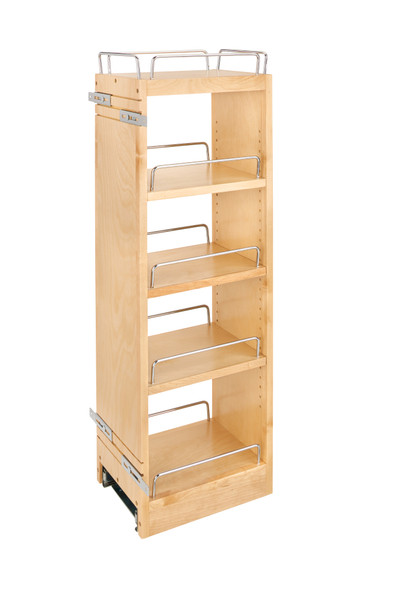 Wood Wall Cabinet Pullout Organizer for 36" H Cabinets w/ BB Soft-Close by Rev-A-Shelf Wood Wall Cabinet Pullout Organizer for 36" H Cabinets w/ BB Soft-Close by Rev-A-Shelf