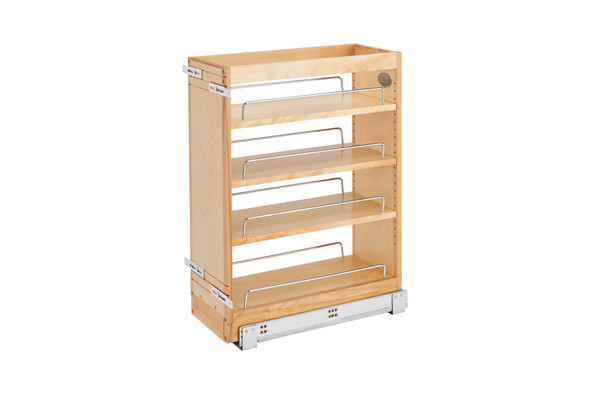 Wood Vanity Cabinet Pullout Organizer by Rev-A-Shelf Wood Vanity Cabinet Pullout Organizer by Rev-A-Shelf