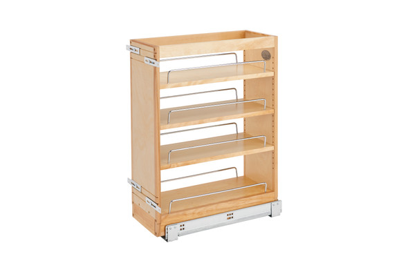 Wood Vanity Cabinet Pullout Organizer w/ Soft-Close by Rev-A-Shelf Wood Vanity Cabinet Pullout Organizer w/ Soft-Close by Rev-A-Shelf