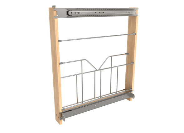 Wood Base Cabinet Pullout Organizer Accessory for 448 BCSC series by Rev-A-Shelf Wood Base Cabinet Pullout Organizer Accessory for 448 BCSC series by Rev-A-Shelf
