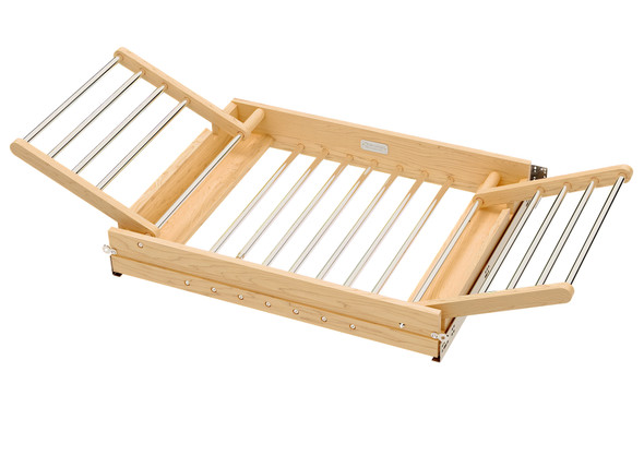 Wood Drying Rack w/ BLUM Soft-Close Slides by Rev-A-Shelf Wood Drying Rack w/ BLUM Soft-Close Slides by Rev-A-Shelf