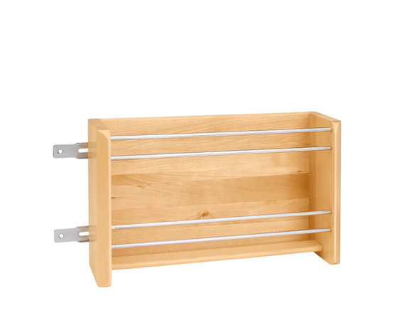 Wood Foil/Wrap Cabinet Door Organizer by Rev-A-Shelf Wood Foil/Wrap Cabinet Door Organizer by Rev-A-Shelf