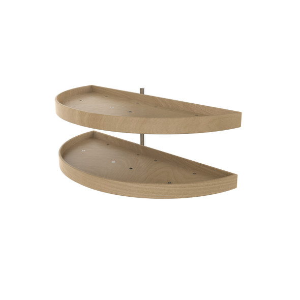 Wood 2-Shelf Blind Corner Pullout Organizers by Rev-A-Shelf Wood 2-Shelf Blind Corner Pullout Organizers by Rev-A-Shelf