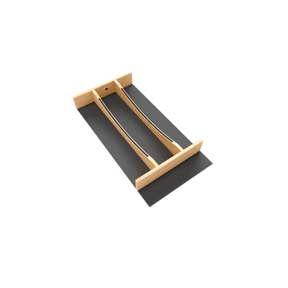 Craftsman Collection 10-1/4" X 19-1/2" Solid Maple Utensil Drawer Insert w/ Black Accents by Rev-A-Shelf Craftsman Collection 10-1/4" X 19-1/2" Solid Maple Utensil Drawer Insert w/ Black Accents by Rev-A-Shelf
