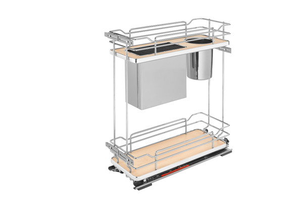 Two-Tier Knife Block Pullout Organizers w/ Soft-Close by Rev-A-Shelf Two-Tier Knife Block Pullout Organizers w/ Soft-Close by Rev-A-Shelf