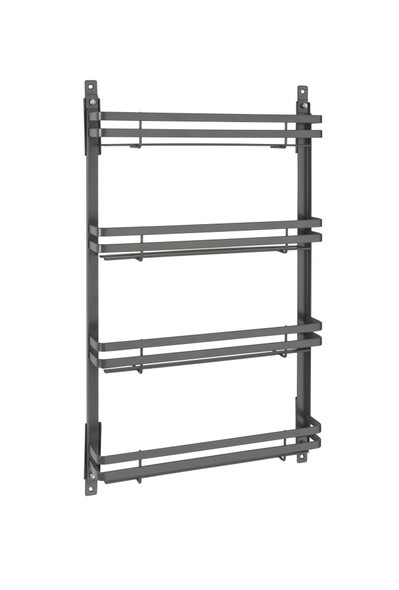 Steel Wall/Door Mount Spice Rack Organizer by Rev-A-Shelf Steel Wall/Door Mount Spice Rack Organizer by Rev-A-Shelf