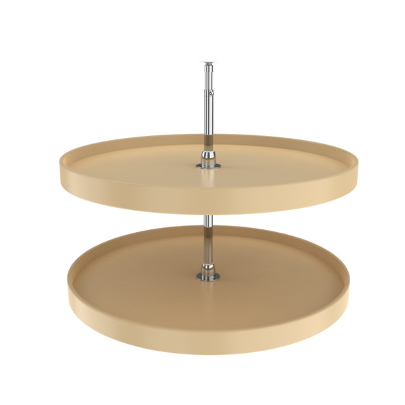 Polymer Full-Circle 2-Shelf Lazy Susan for Corner Base Cabinets by Rev-A-Shelf Polymer Full-Circle 2-Shelf Lazy Susan for Corner Base Cabinets by Rev-A-Shelf