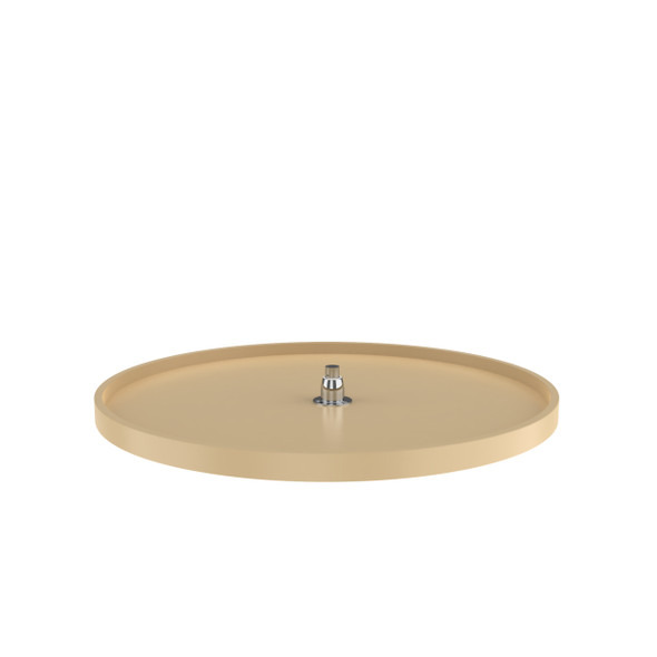 Polymer Full Circle 1-Shelf Lazy Susan w/Bottom Mount Rotating Post for Corner Base Cabinets by Rev-A-Shelf Polymer Full Circle 1-Shelf Lazy Susan w/Bottom Mount Rotating Post for Corner Base Cabinets by Rev-A-Shelf