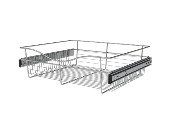 24" W Closet Basket for Custom Closet Systems by Rev-A-Shelf 24" W Closet Basket for Custom Closet Systems by Rev-A-Shelf
