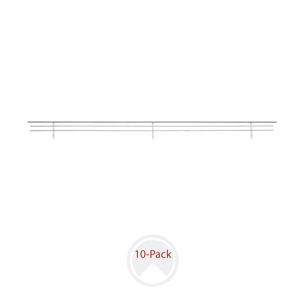 Closet Shoe Rail for Custom Closet Systems (10 pack) by Rev-A-Shelf Closet Shoe Rail for Custom Closet Systems (10 pack) by Rev-A-Shelf