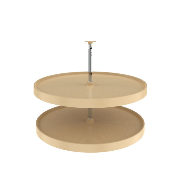 Polymer Full Circle 2-Shelf Lazy Susan for Corner Base Cabinets by Rev-A-Shelf Polymer Full Circle 2-Shelf Lazy Susan for Corner Base Cabinets by Rev-A-Shelf