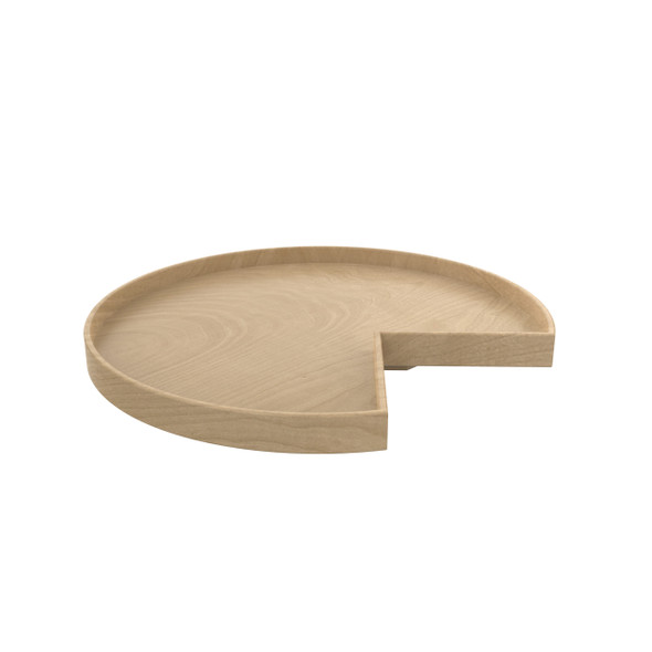 Natural Wood Kidney-Shaped Lazy Susan for Corner Base Cabinets w/ Swivel Bearing by Rev-A-Shelf Natural Wood Kidney-Shaped Lazy Susan for Corner Base Cabinets w/ Swivel Bearing by Rev-A-Shelf