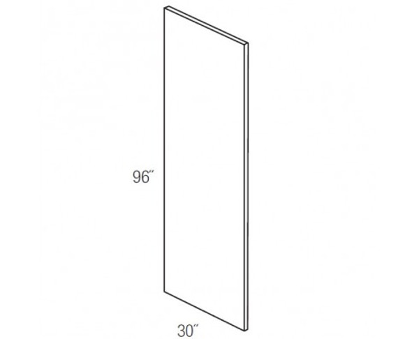 Refrigerator Panel 3/4 W X 96 H X 30 D - Dover Series by JSI