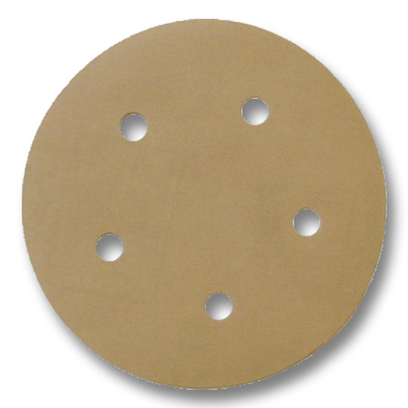 5" Abrasive Disc 80 Grit Gold Velcro 5-Hole 5" Abrasive Disc 80 Grit Gold Velcro 5-Hole
