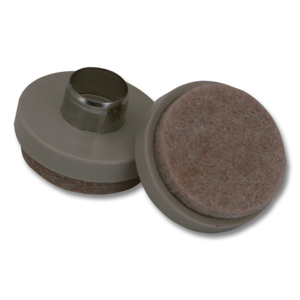 Felt Tack Glide 7/8" Dia Hollow Nail Almond