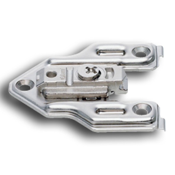 Blum CLIP Hinge Mounting Plate, Face Frame Mount, Cam Adjustable, 4.5mm