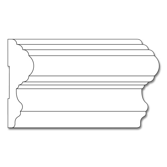 Resin Chair Rail Moulding- 1 x 3 1/2