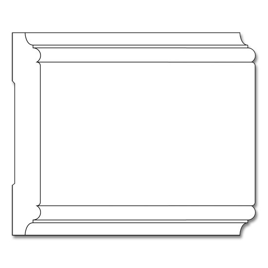 Resin Chair Rail- 11/16 x 5