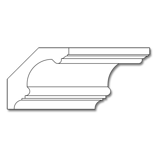Resin Cove Moulding- 1 1/4 x 4