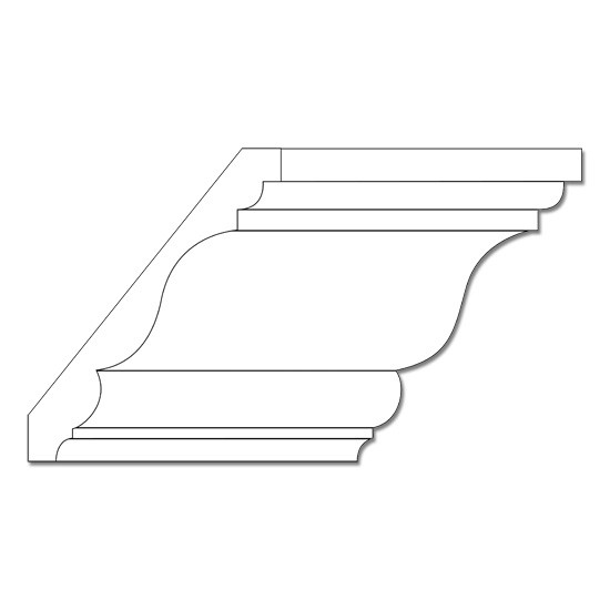 Resin Crown Moulding- 13/16 x 7