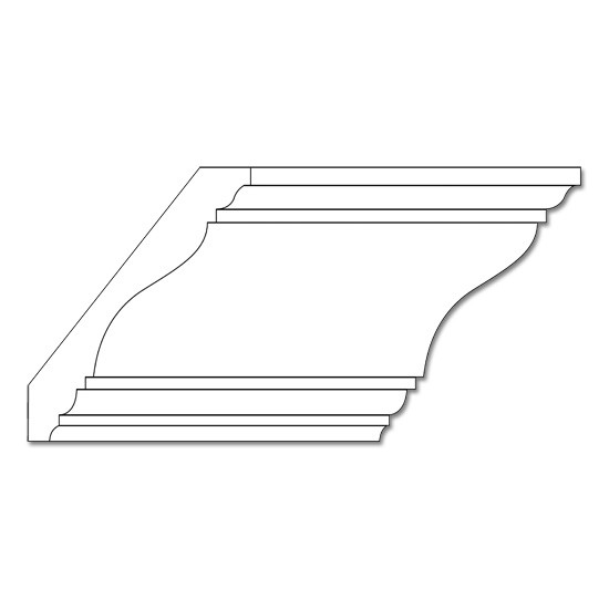Resin Crown Moulding- 13/16 x 5 1/2