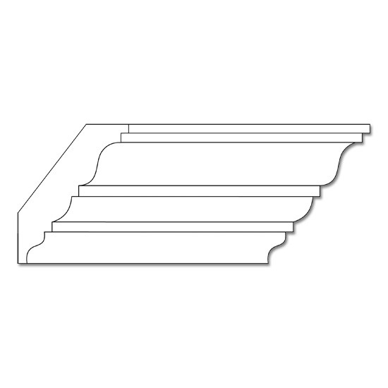 Resin Crown Moulding- 13/16 x 3 3/4