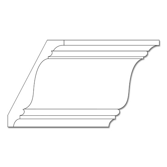 Resin Crown Moulding- 13/16 x 5 1/2