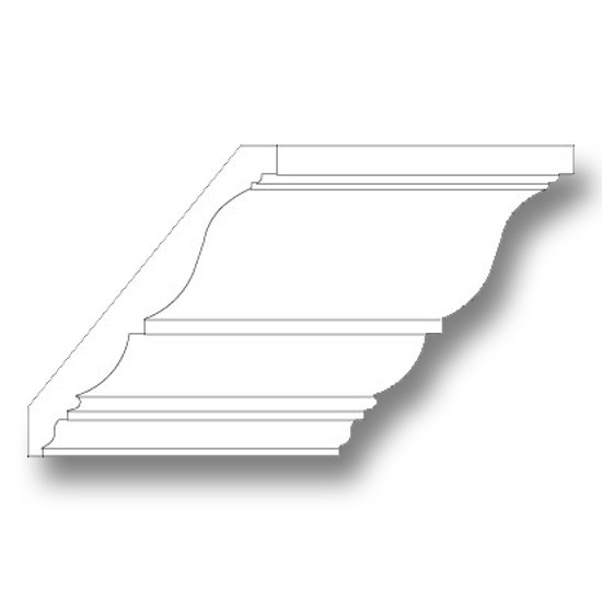 Resin Crown Moulding- 5/8 x 5 1/2