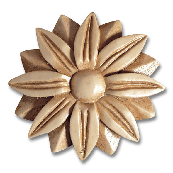 Petite Flower Wood Applique- 7/8" Petite Flower Wood Applique- 7/8"
